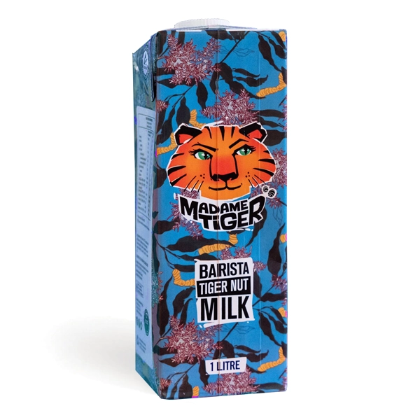 Madame-Tiger-Barista-Tiger-Nut-Milk is Certified FODMAP Friendly! If you are looking for a low FODMAP milk that you can have unlimited amounts of, look no further than our Madame Tiger Barista Tiger Nut Milk!