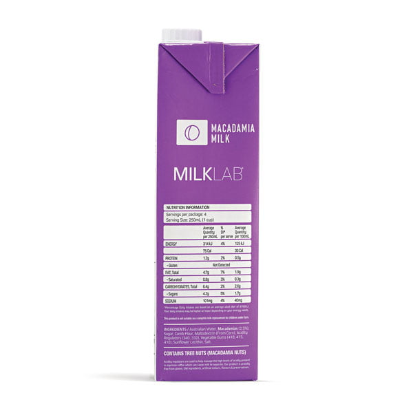 MILKLAB Macadamia Milk 1lt - Image 3