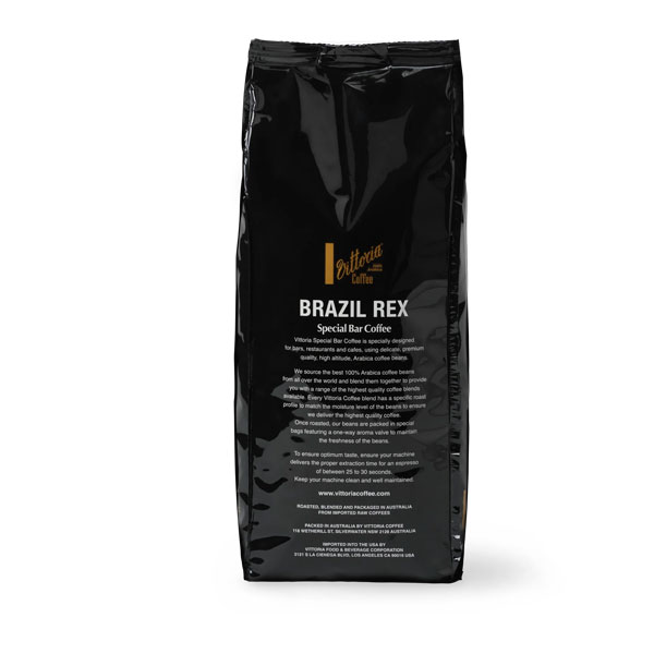 Vittoria Brazil Rex Special Bar Coffee Beans 1kg - Image 3